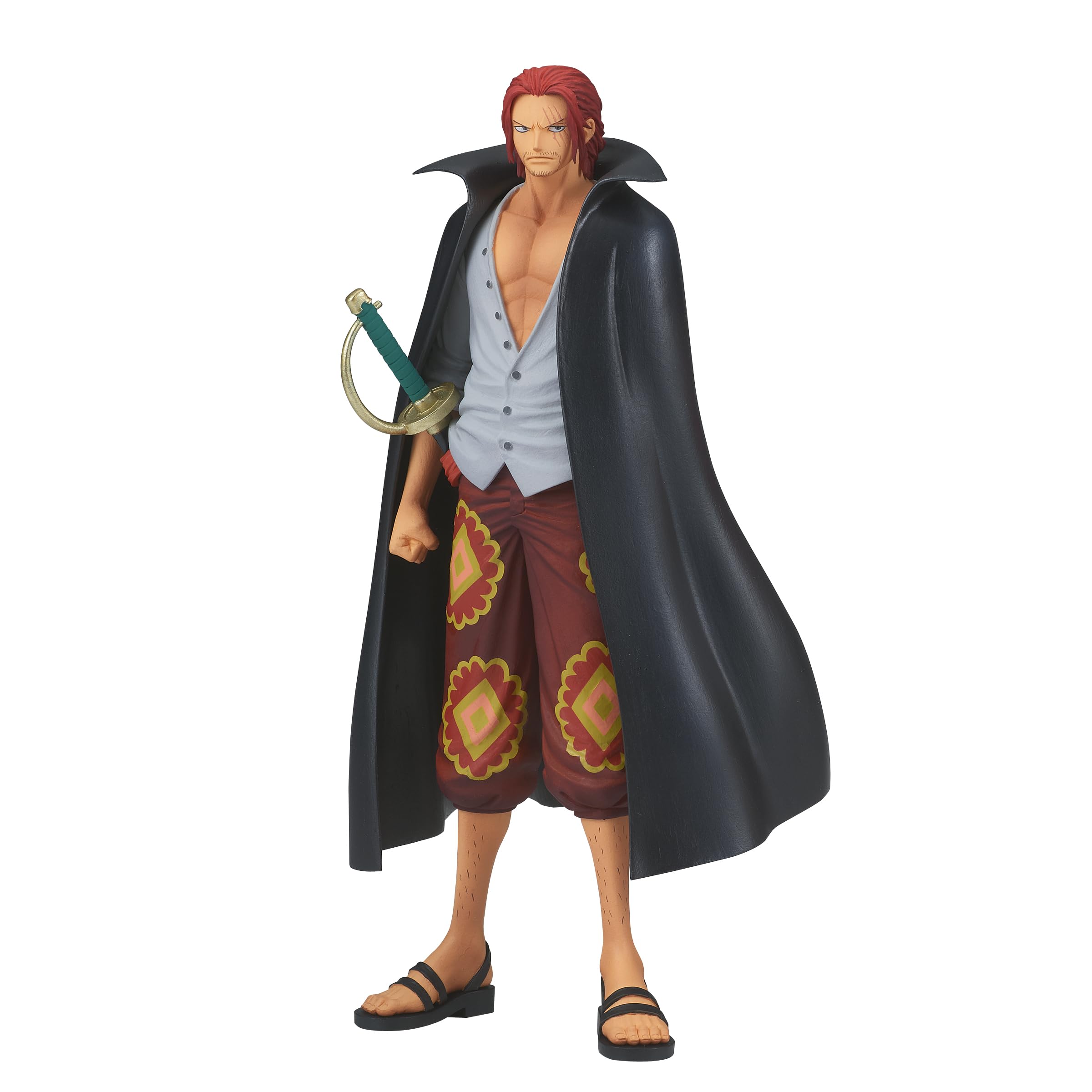 Banpresto Figura De Accion Shanks One Piece, Film Red, Dxf The Grandline Series, 17 Cm Multicolor, Bp88185 Banpresto Figura De Accion Shanks One Piece, Film Red, Dxf The Grandline Series, 17 Cm Multicolor, Bp88185